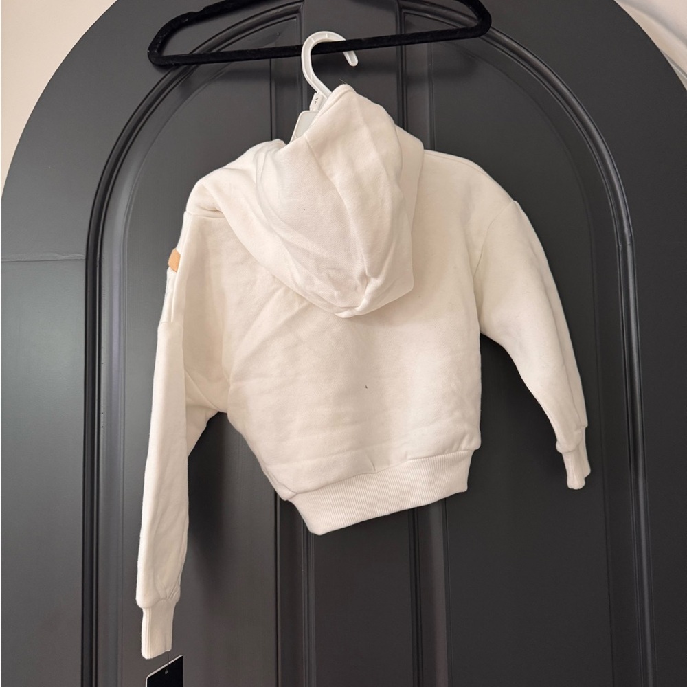 NWT Nike Boy Hooded Sweatshirt Hoodie Swoosh 2T - Picture 2 of 3
